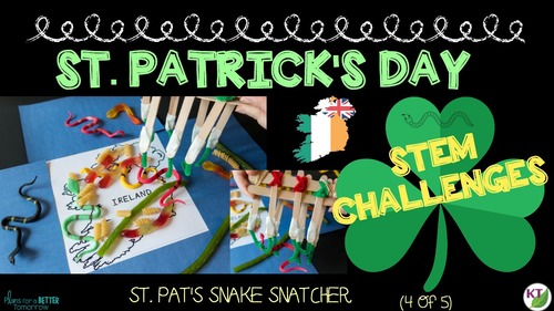Preview of St. Patrick's Day STEM Activity - St. Pat's Snake Snatcher Video
