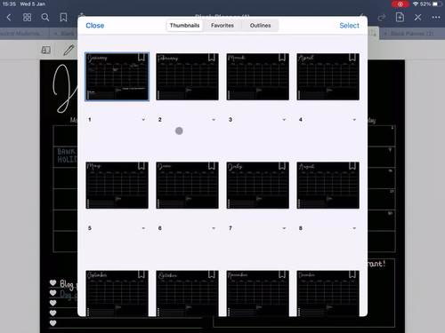 GoodNotes Digital Planner