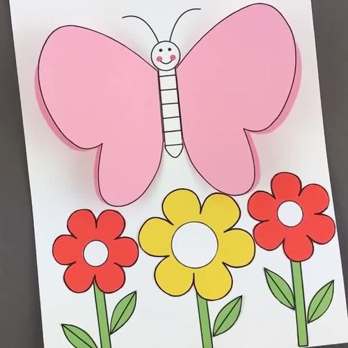 Make Amazing 3D Paper Butterflies for Spring