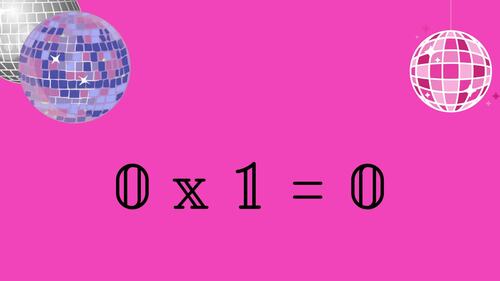 Preview of Multiplication Fluency for 0