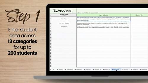 Student Dashboard Data Tracker | Information Spreadsheet | Excel ...
