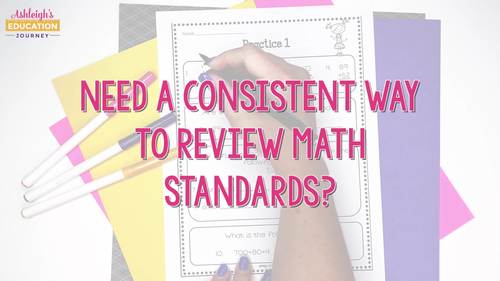 3rd Grade Math Review - Spiral Practice Worksheets | Morning Work, Homework