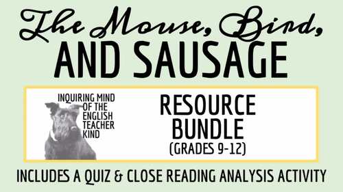 "The Mouse, the Bird, and the Sausage" by the Brothers Grimm Bundle ...