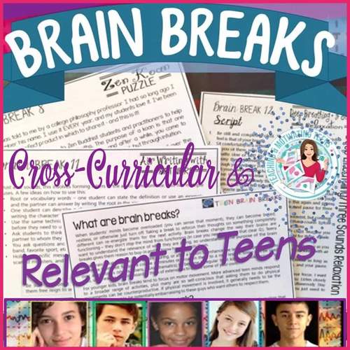 Brain Breaks for Middle School and High School | TPT