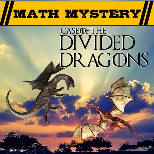 Preview of Division Review Math Mystery (Whole Numbers, Decimals, Fractions, Word Problems)