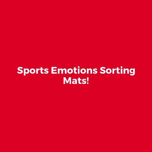 Sports Emotions Sorting Activities