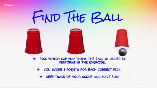 Find The Ball Zoom Exercise Game