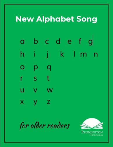 Preview of New Alphabet Song for Older Readers