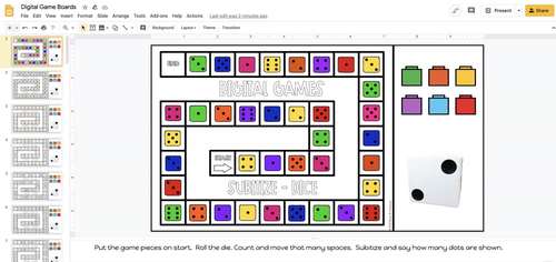 Digital Board Games Using Google Forms and Google Slides