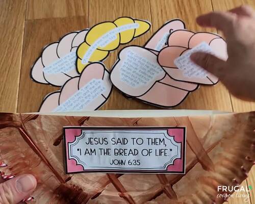 Bread of Life Craft, Jesus is the Bread of Life Paper Plate Bread ...