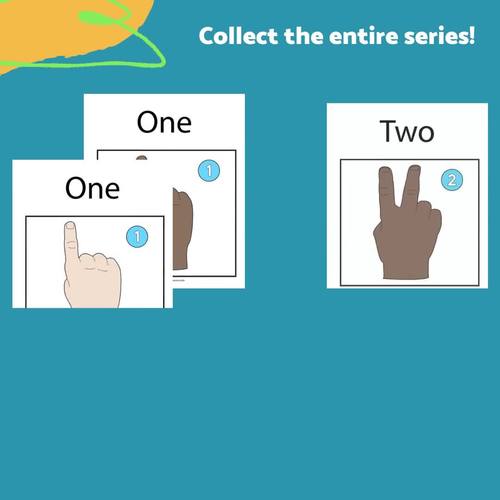 Numbers Coloring Sheets & Wall Charts Number - 3 (ASL) | TpT