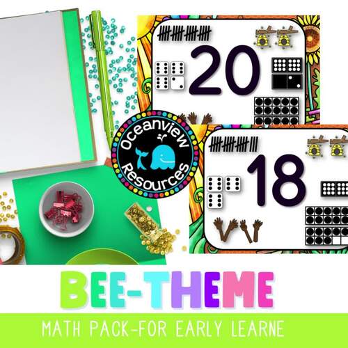 Buzzing Bees Math Posters And Shape Cards: Engaging Visual Tools For ...