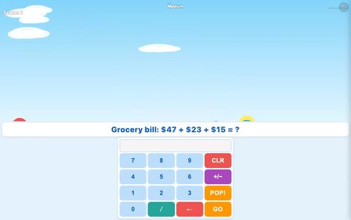 5th Grade Math Reasoning Math Game | Math Center iPad Game by Kick My Math