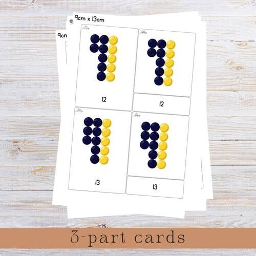 Homeschool Counting Numbers 1 to 20 Flash Cards for Quick Number ...