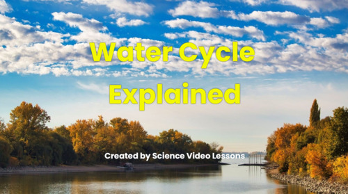 Preview of Water Cycle Explained -  Video Lesson + Teacher’s Guide + Student Worksheet