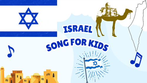 Preview of Israel Song for Kids | Geography Video, MP3 & Lyrics PDF