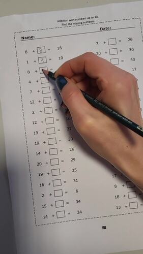 Addition Worksheets: Numbers Up to 20 – Fill in the Missing Numbers ...