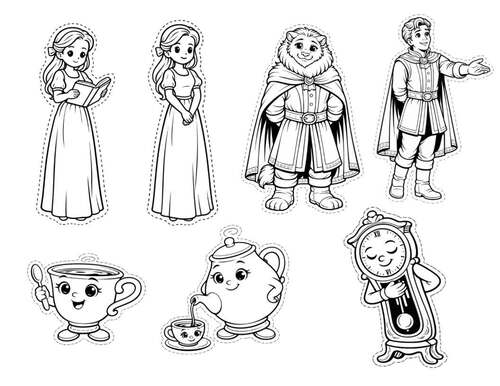 Beauty & Beast Story Retelling Activity | Fairy Tale Literacy Center by ...
