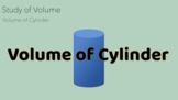 Montessori Study of Volume: Cylinder Presentation