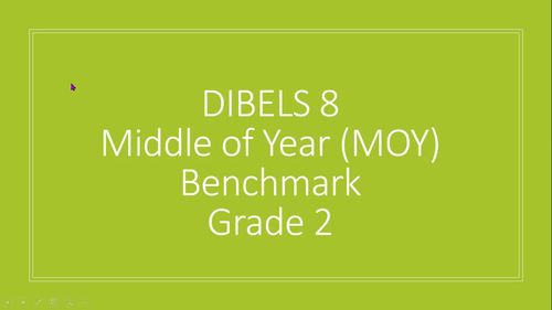 Dibels 8 moy benchmark assessment grade 2 by peaceful classroom tpt