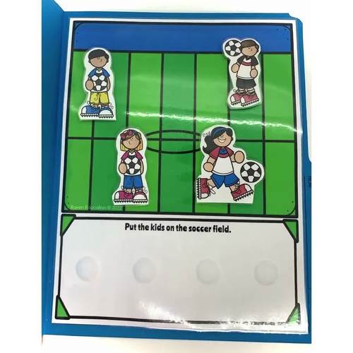Build A Sport Scene - ERRORLESS File Folder Activities by Raven Education