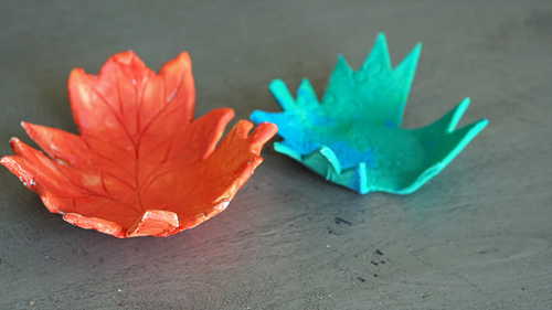 Preview of Clay or Play-dough Leaf Bowl