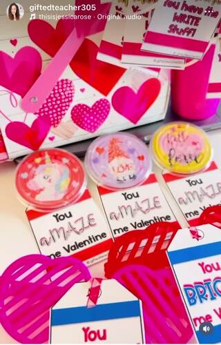 Valentine’s Day Student Gift Tags Printable Valentine Tags for Kids