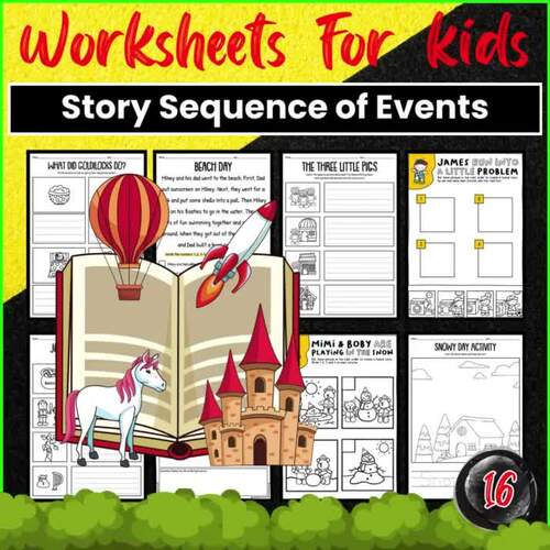 Story Sequence of Events Worksheets by Lib Anatomy school | TPT