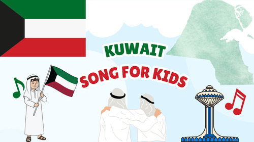 Preview of Kuwait Song for Kids | Country Study Video, MP3 & Lyrics PDF