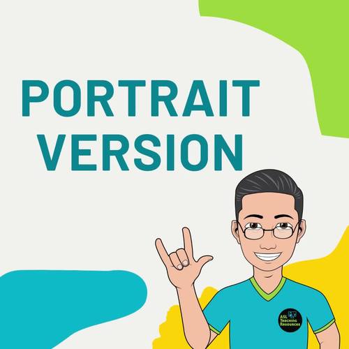 ASL Calendar January Sign Language by ASL Teaching Resources TpT