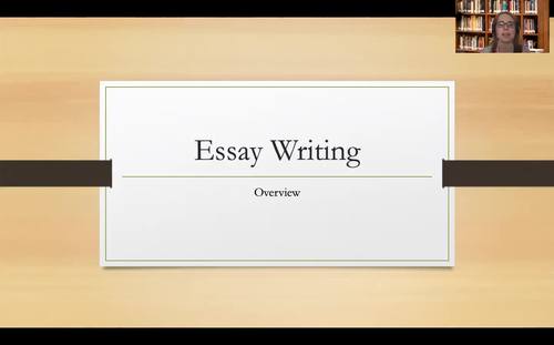 Preview of Essay Overview Video