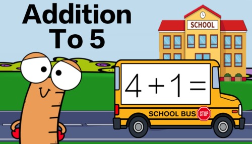 Preview of Back to School Addition to 5: Free Math Brain Break!