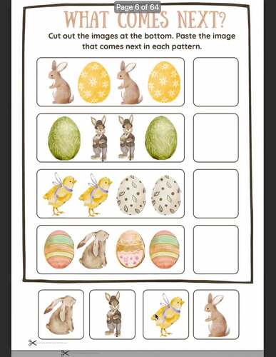 60 Page Easter Bundle Pack - Early Learning by The Creative Element