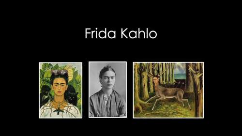 Frida Kahlo Editable Powerpoint by Dali's Moustache Art Source | TPT