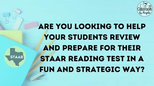 STAAR Reading Test Prep Bundle New Item Types | PDF & Google Forms