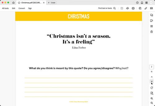 ESL Christmas Class by ESL Class Workshop | TPT