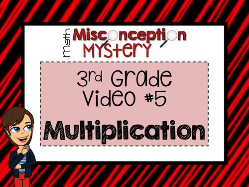 Preview of 3rd Grade Math Mystery | #5: Multiplication | DISTANCE LEARNING