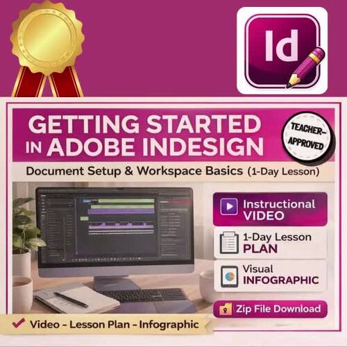Adobe InDesign Basics: Document Setup & Workspace (1-Day Instructional Lesson)