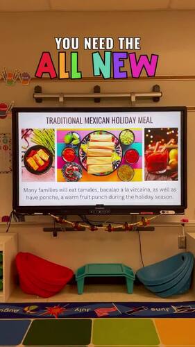 Christmas & Holidays Around the World Kindergarten Slides, Journals ...
