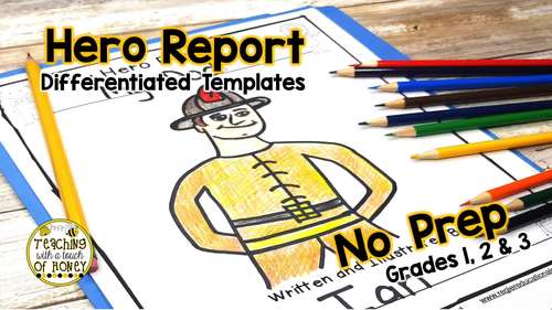 My hero writing picture