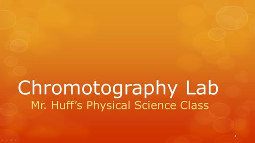 Preview of Separating Inks in Markers Using Chromotography (Paper Chromotography) - VIDEO