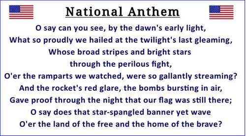 Preview of Star-Spangled Banner Chorus
