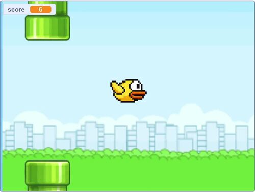 Flappy Bird Game in Scratch – Coding / Programming Task 6th-11th Grade