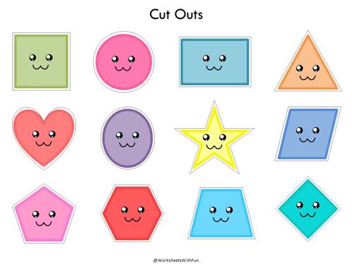 Shapes Matching, Kindergarten 2 D Shapes Activities, Morning Work, T-WWF356