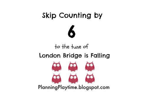 Skip Counting by 6 by Planning Playtime | Teachers Pay Teachers