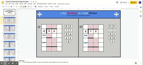 Multi Digit Division Worksheet