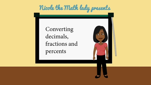 Preview of Converting Decimals, Fractions and Percents (Quick Teaching Tip)