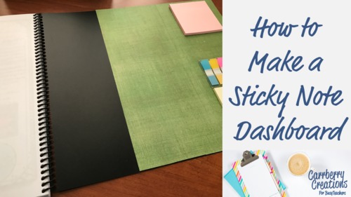 Preview of How to DIY a Sticky Note Dashboard