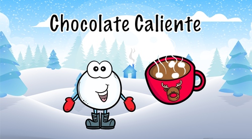 Preview of "Chocolate Caliente" | Spanish counting activity video! (Worksheets included!)