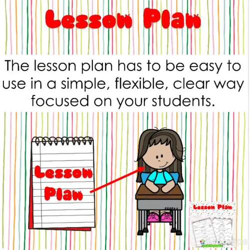 3 Ps Lesson Plan Template and writing aid for ELLs | TPT